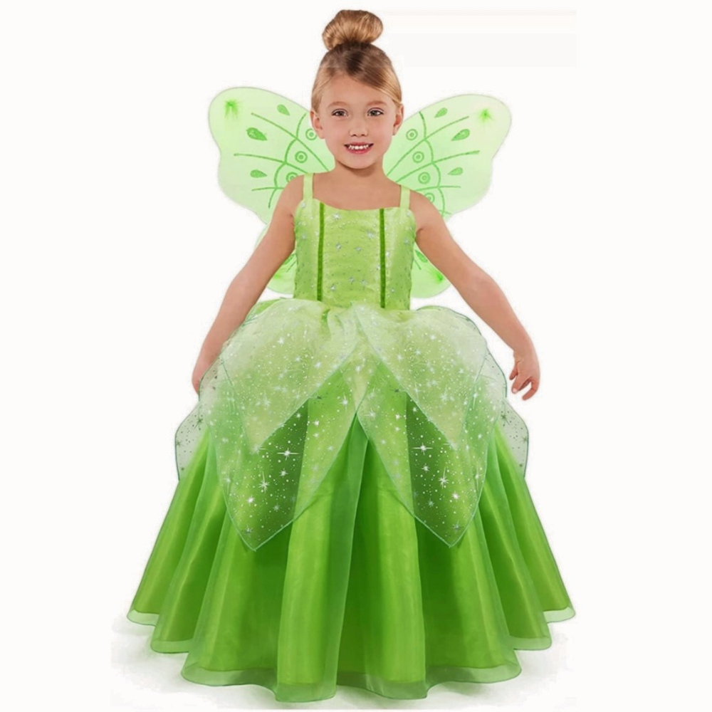 Vestido Tinker bell Luxo