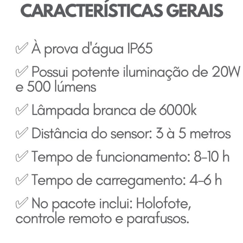 Refletor Solar de LED l Economia e Sustentabilidade