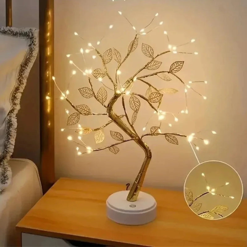 Bonsai Iluminado LED: Decoração Mágica e Personalizável para Casa e Festas