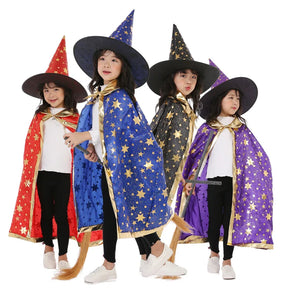 Capa e Chapéu Infantil Haloween