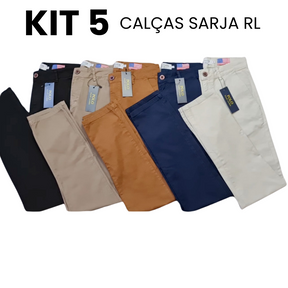 Kit 5 Calças Ralph Lauren Cores Mistas - POUPE-ME